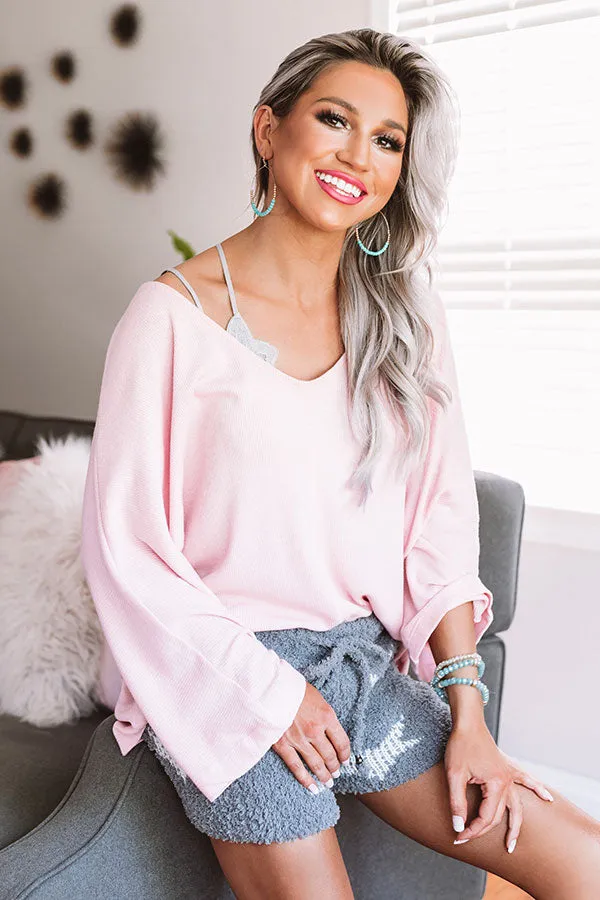 A Beautiful Life Knit Tunic In Pink