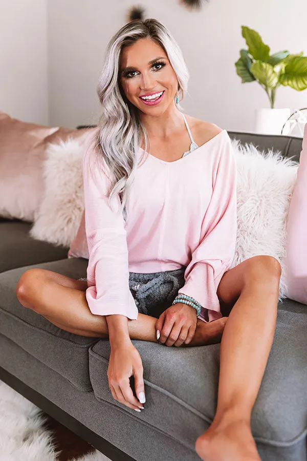 A Beautiful Life Knit Tunic In Pink