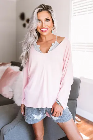 A Beautiful Life Knit Tunic In Pink