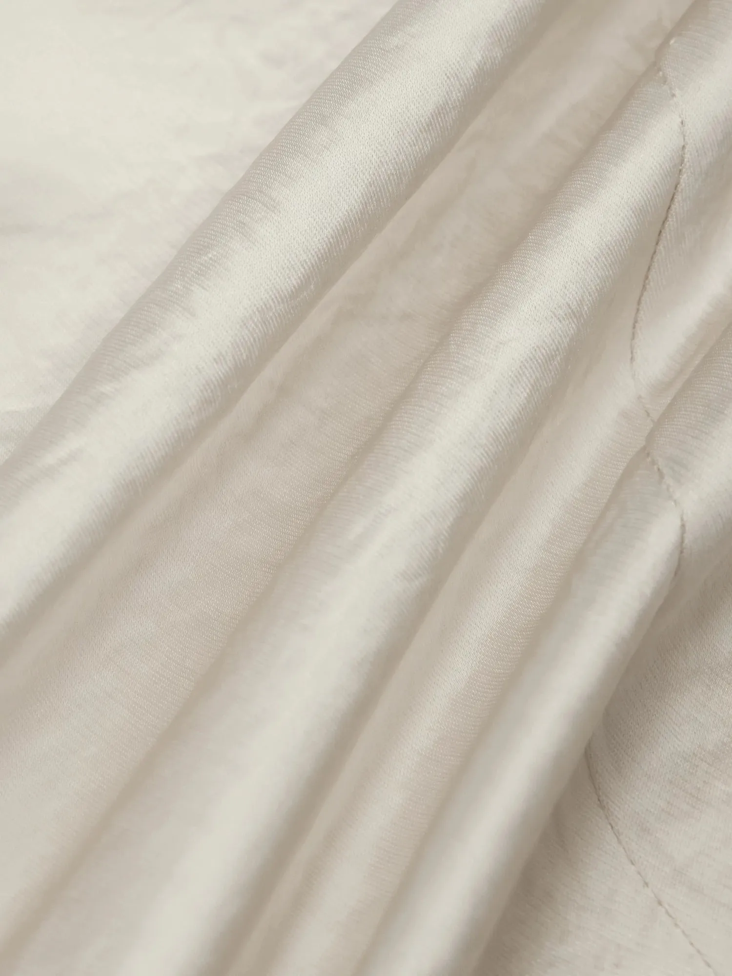 Amoretu 100% Acetate Notched Lapel Crushed Satin Blazer