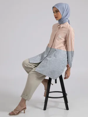 ARIA TUNIC CORAL BLUE