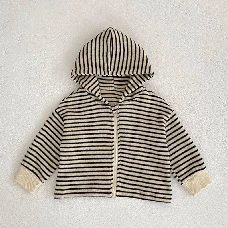 Baby Girls Long Sleeves Floral Embroidery Knitted Cardigans