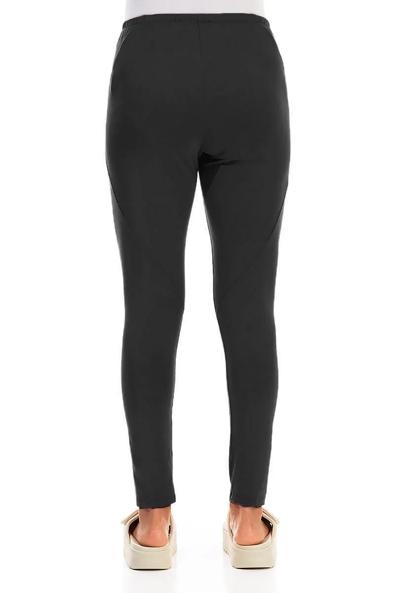 Black Cotton Leggings