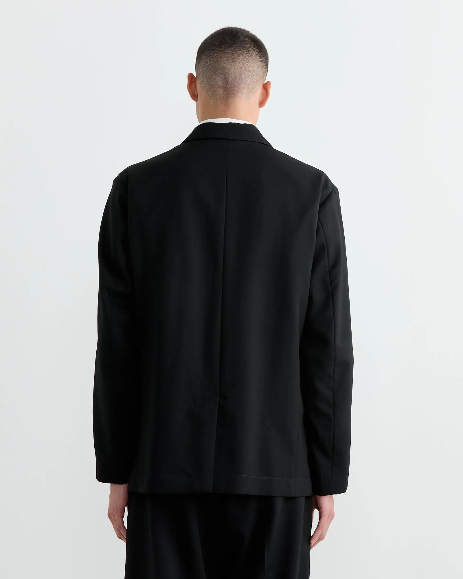 Blazer in Wool Gabardine Black
