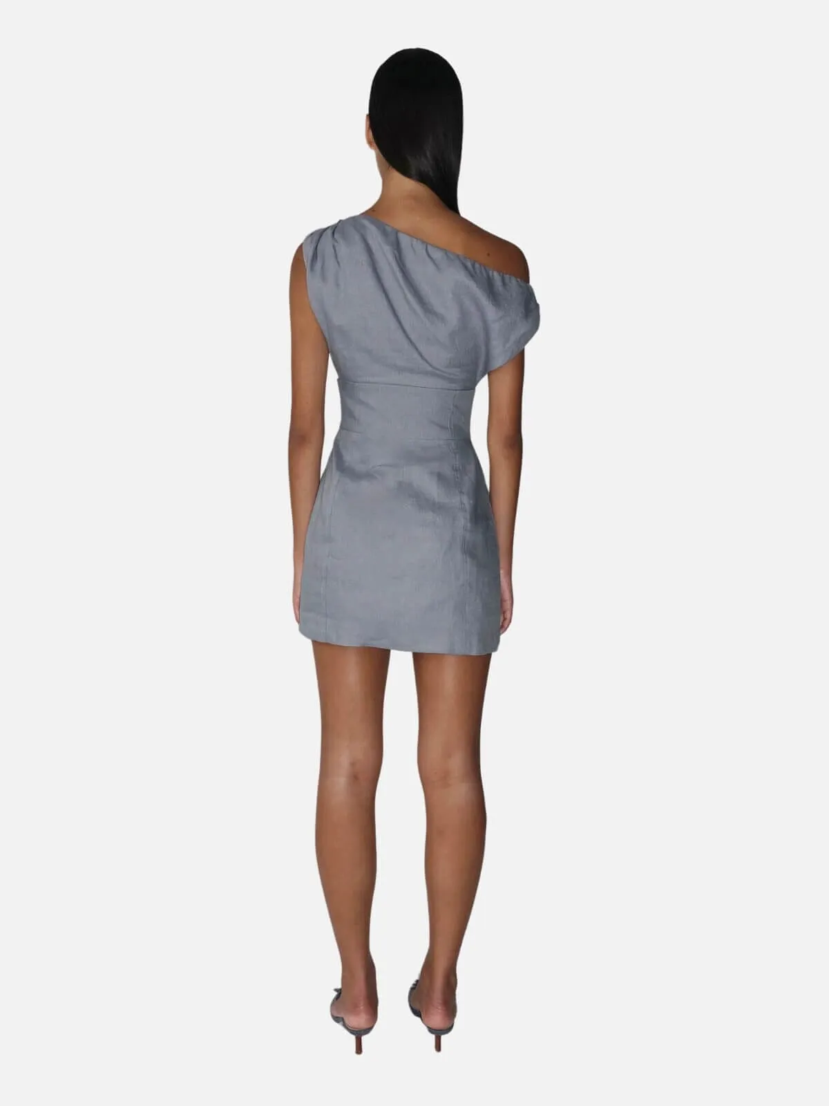 Claire Mini Dress - Slate