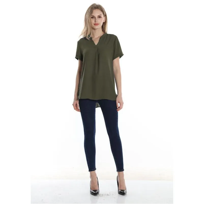 Classic Chiffon Office Shirt