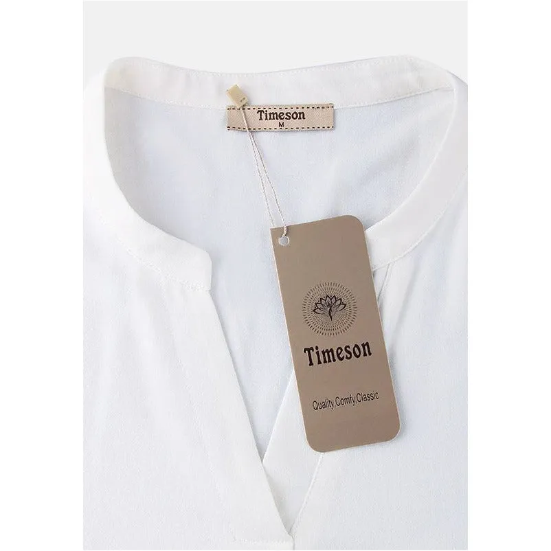 Classic Chiffon Office Shirt
