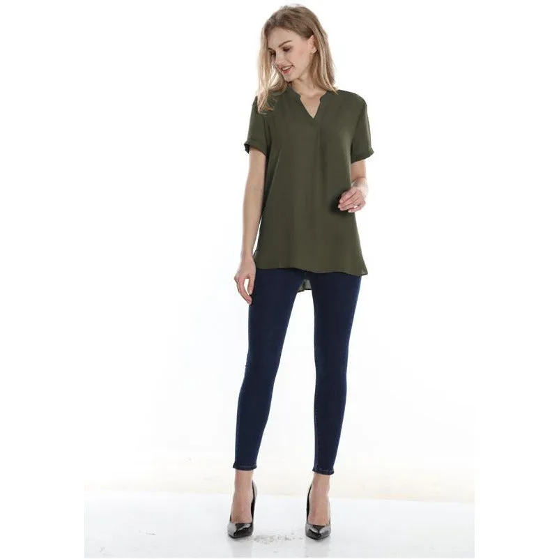 Classic Chiffon Office Shirt