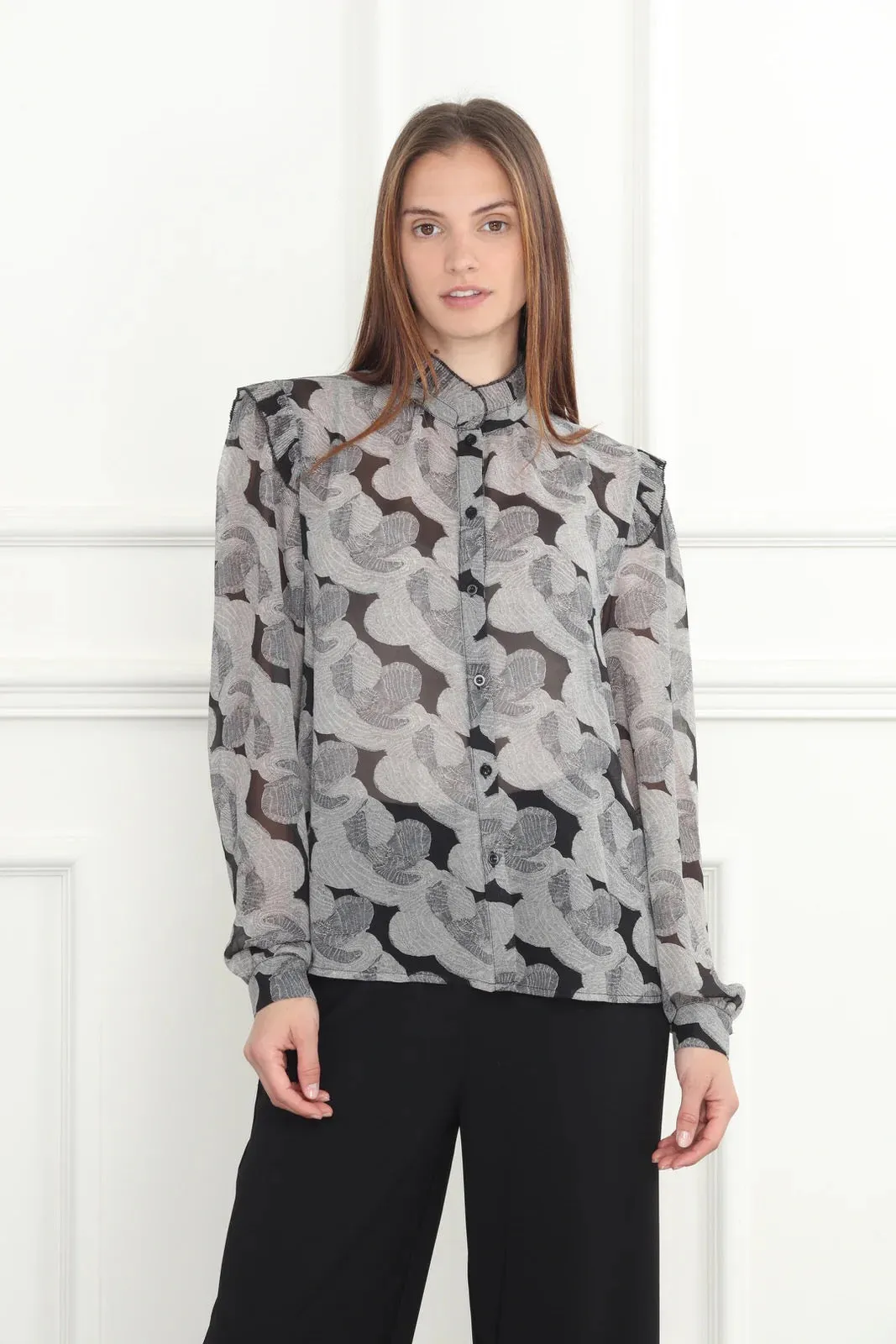 Cumulus Print Blouse