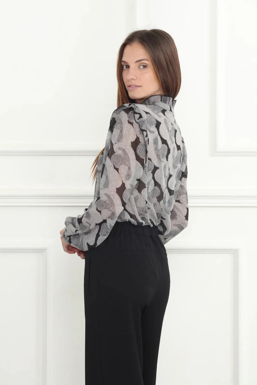 Cumulus Print Blouse