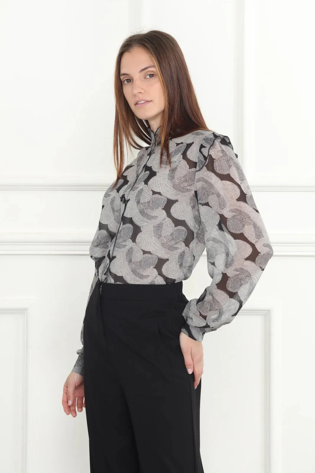 Cumulus Print Blouse