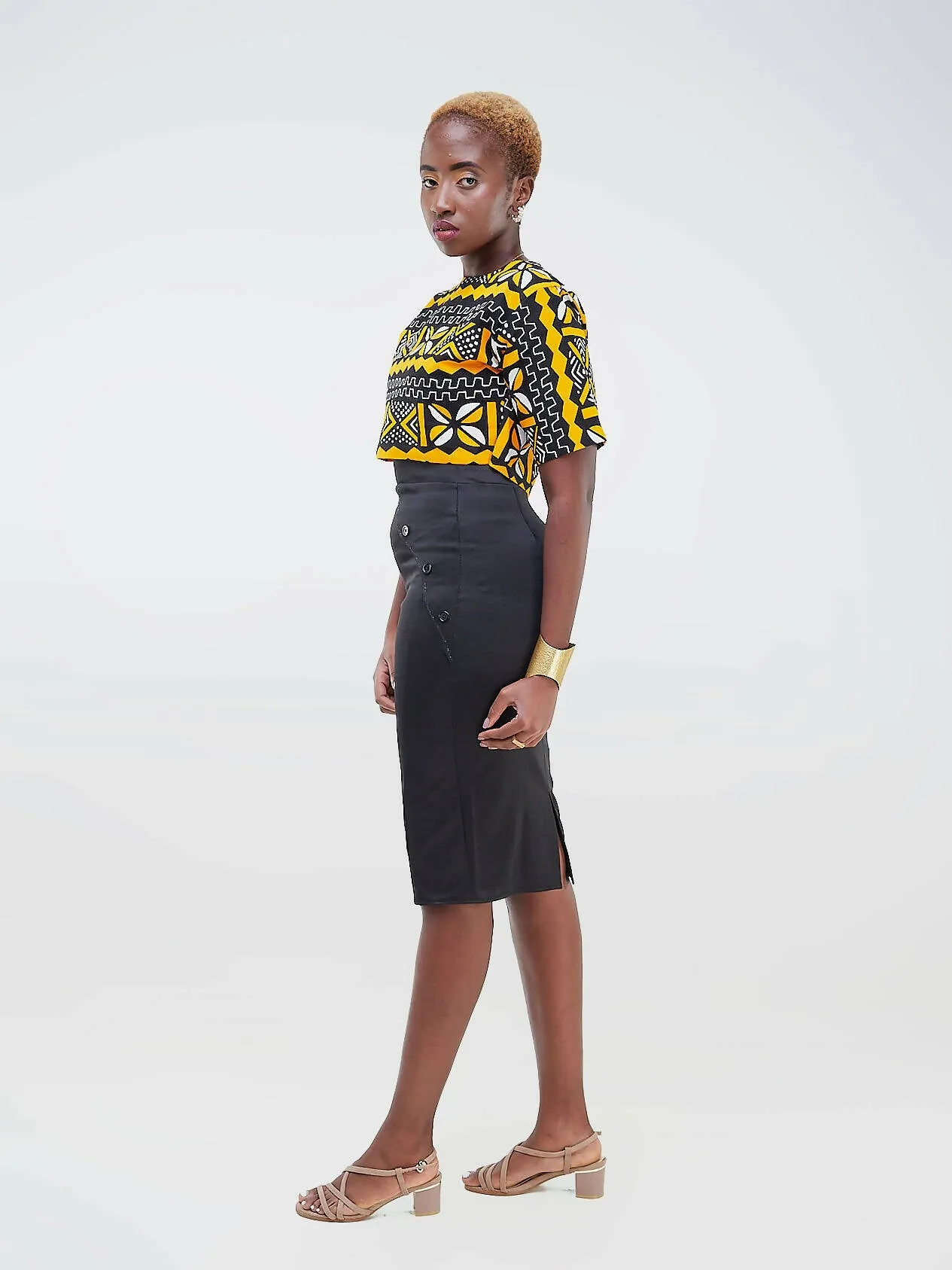 Da'joy Fashions Athena Pencil Skirt - Black