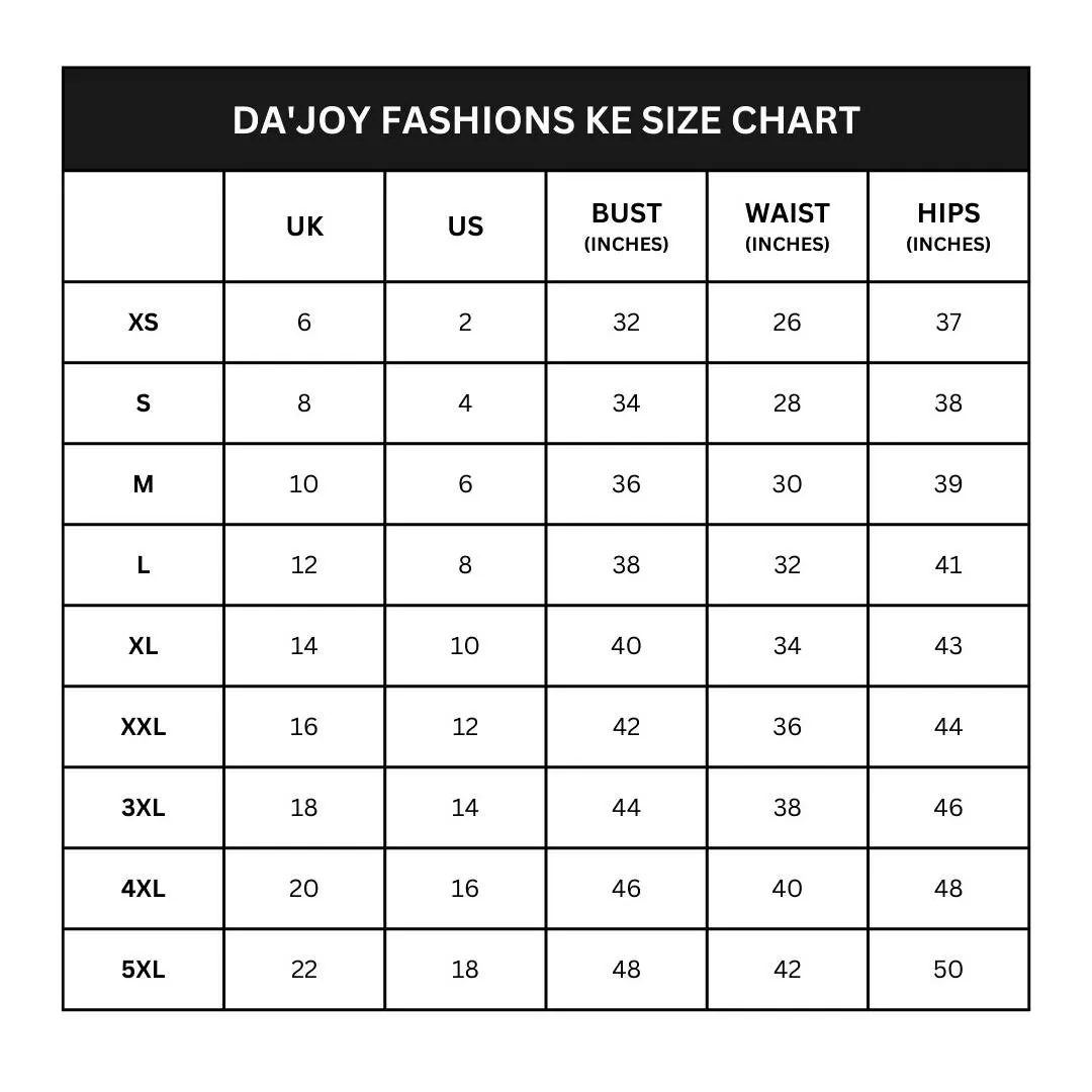 Da'joy Fashions Athena Pencil Skirt - Black