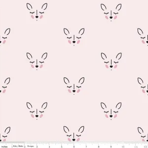 Deer Double Gauze Pink