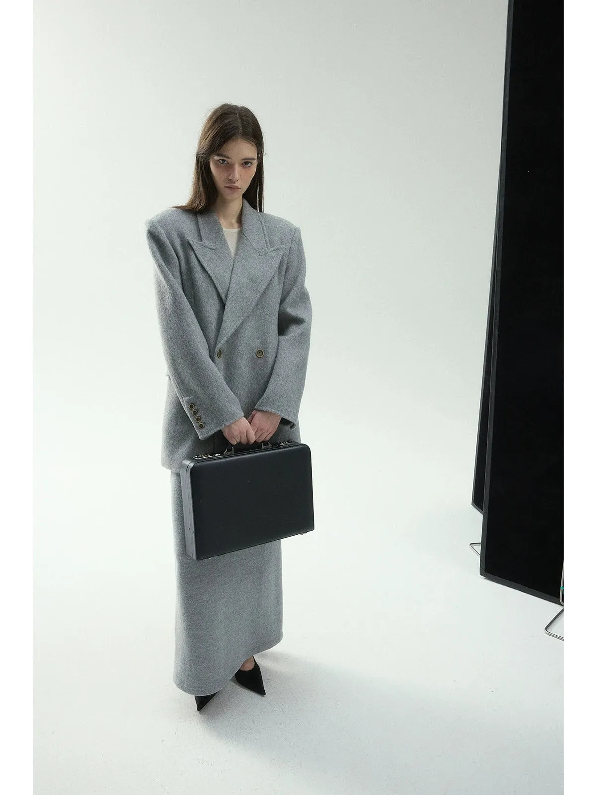 Double-Breasted Wool Suit