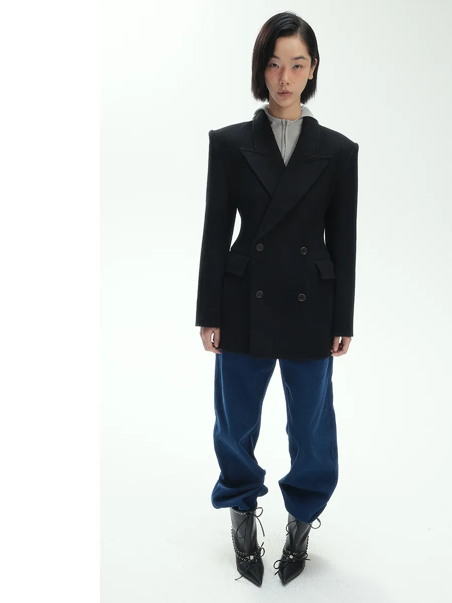 Double-Breasted Wool Suit