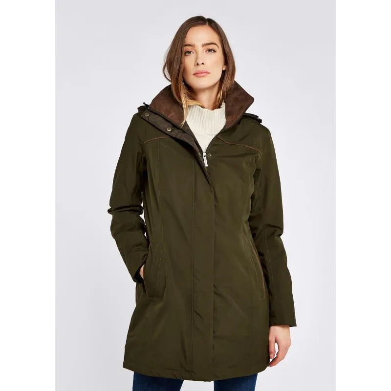Dubarry Beaufort GORE-TEX Ladies Packable Waterproof Coat - Olive