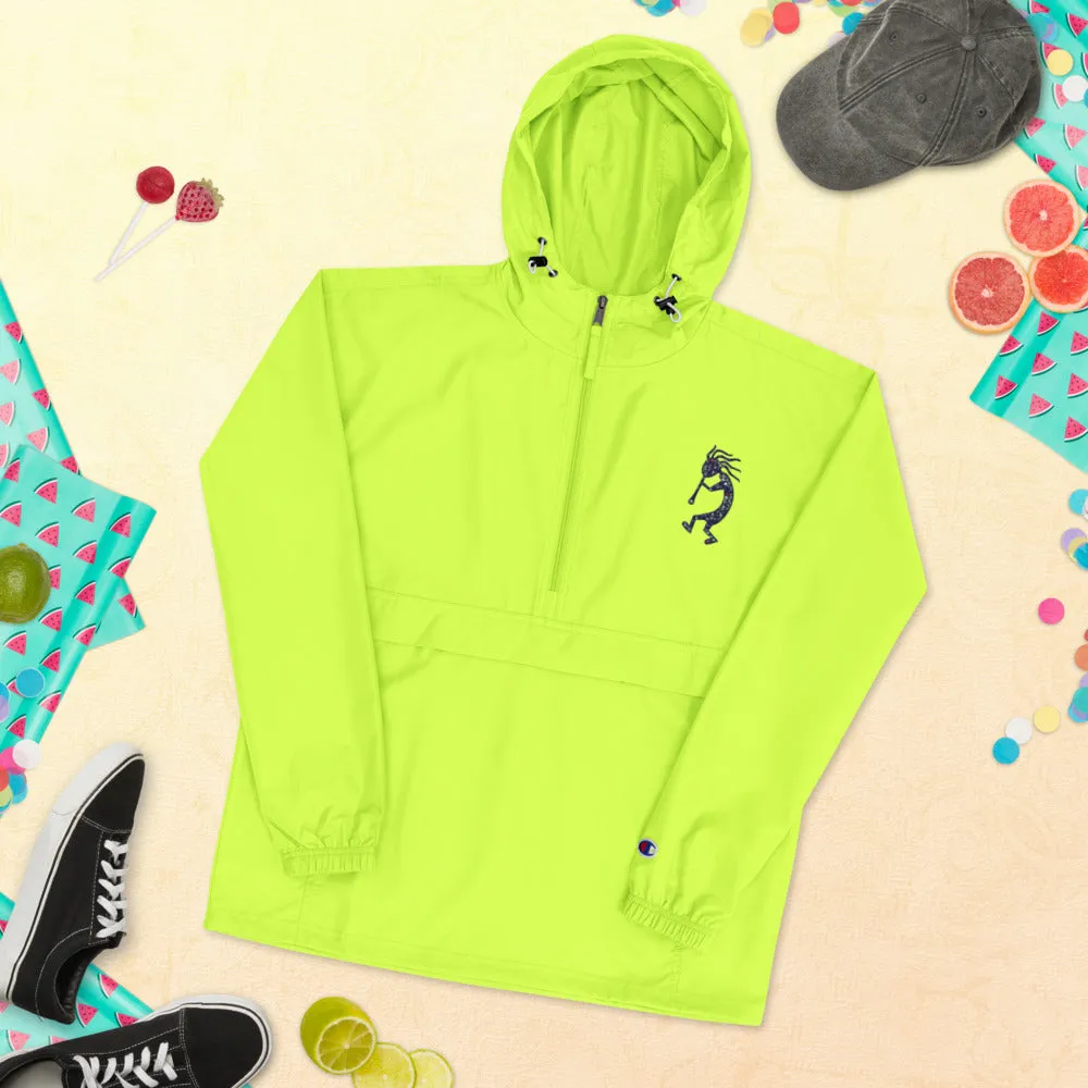 Embroidered Champion Packable Jacket Kokopelli Single