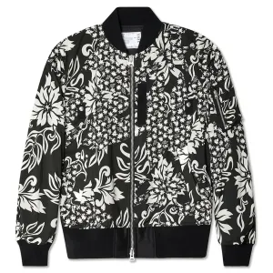 Floral Embroidered Patch Blouson