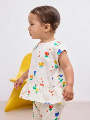 Garden Party  all over woven blouse