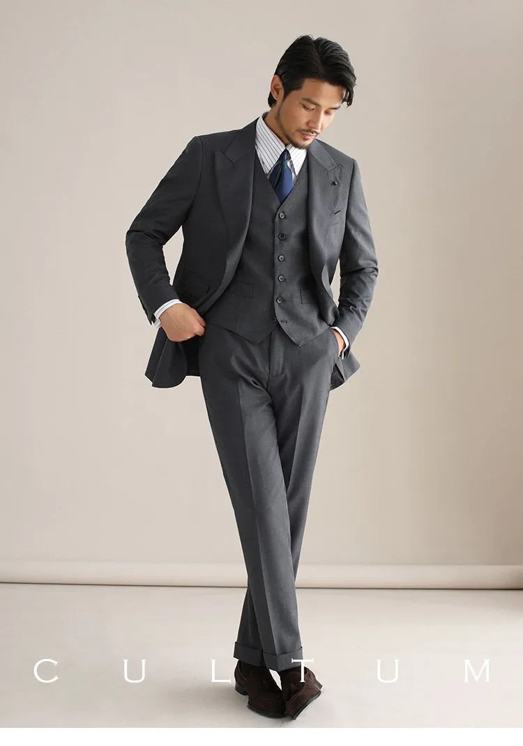 Grey Three-Piece Suit