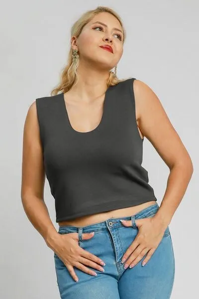 Hazel Blues® | Umgee Scoop Neck Cropped Tank