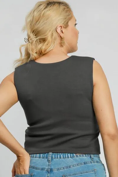 Hazel Blues® | Umgee Scoop Neck Cropped Tank