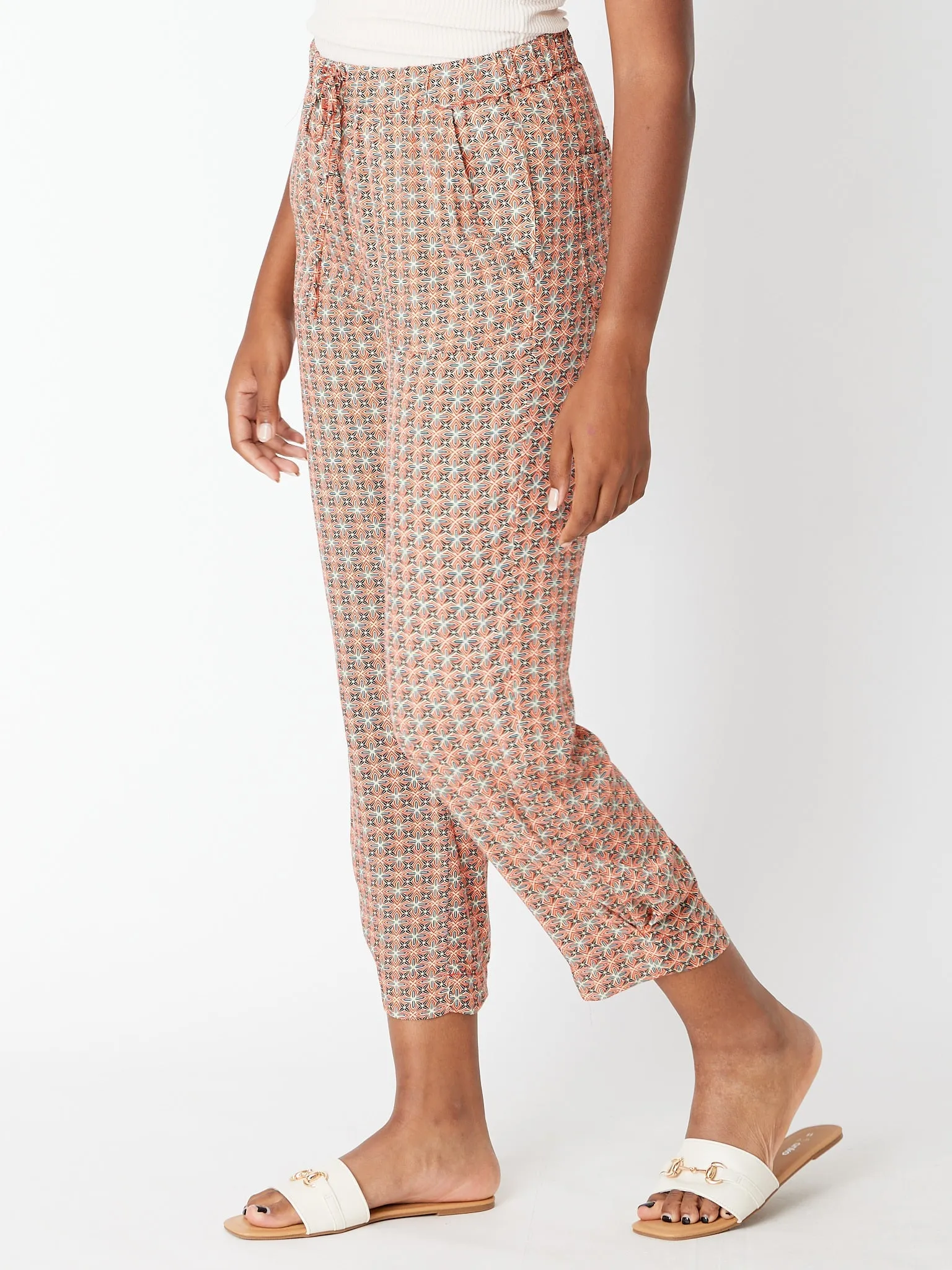 Java Crop Pant - 30315 Orange