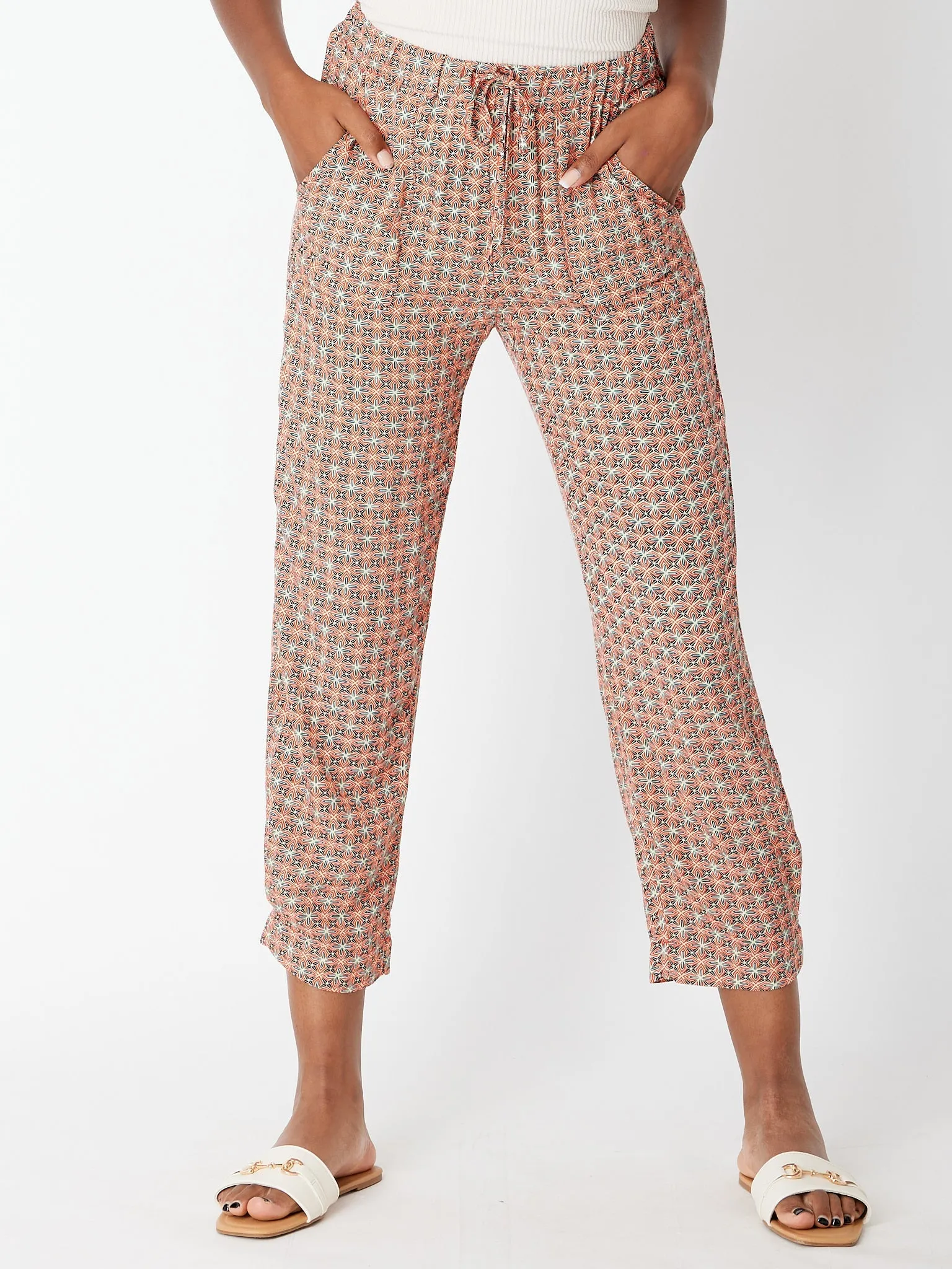Java Crop Pant - 30315 Orange