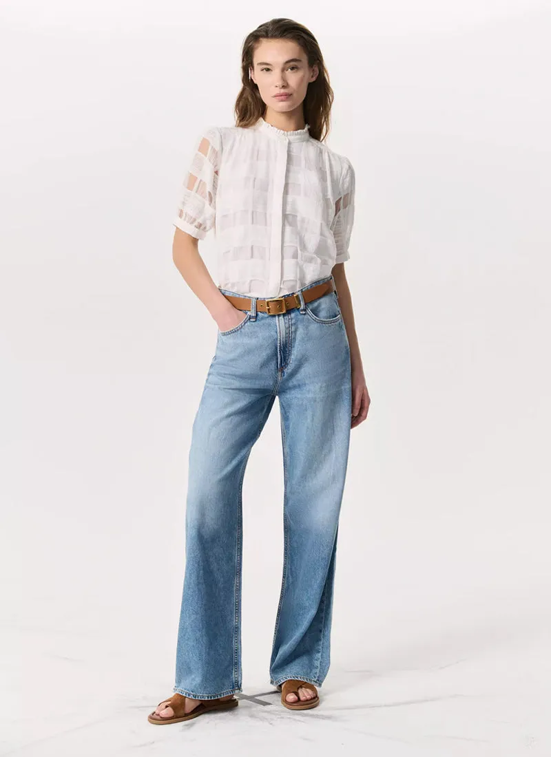 Jordan Short Sleeve Plaid Top