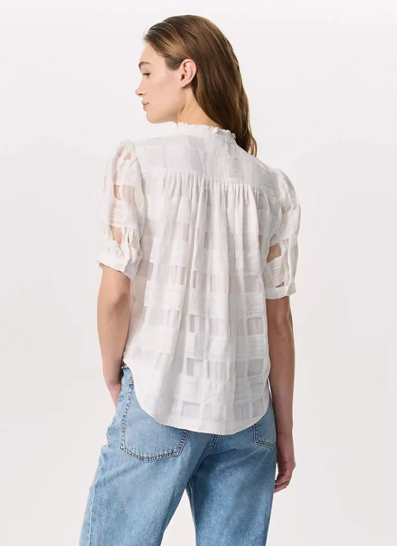 Jordan Short Sleeve Plaid Top