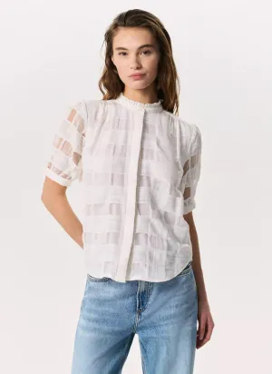 Jordan Short Sleeve Plaid Top