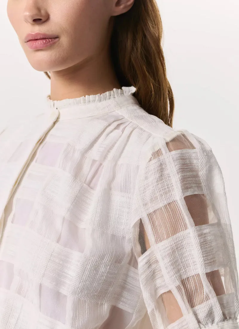Jordan Short Sleeve Plaid Top