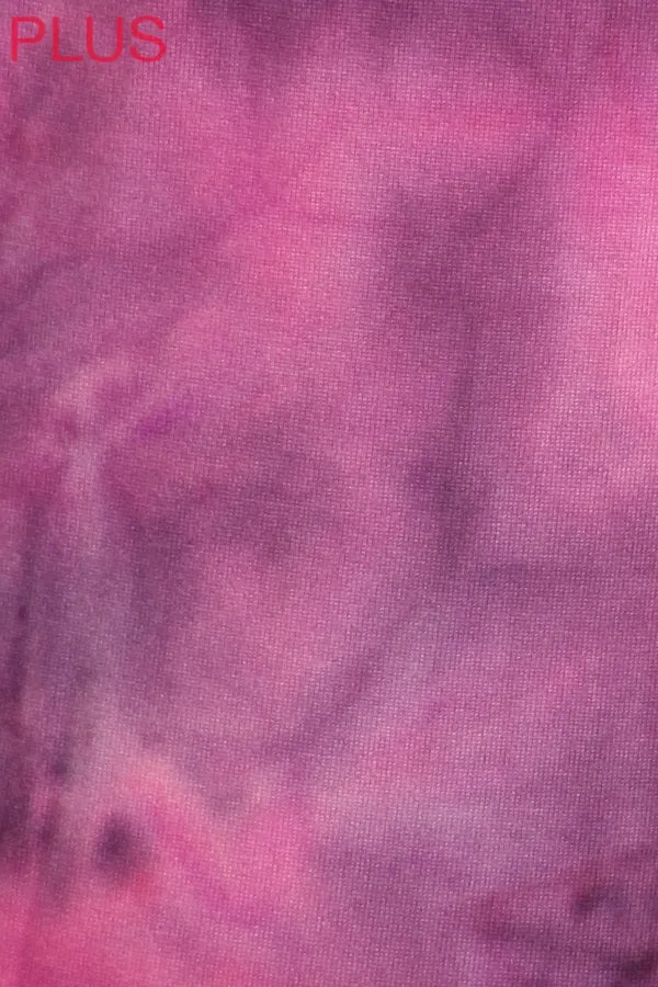 Leggings Depot R982TDFP Fuchsia Haze Full Length Leggings (Plus Size)
