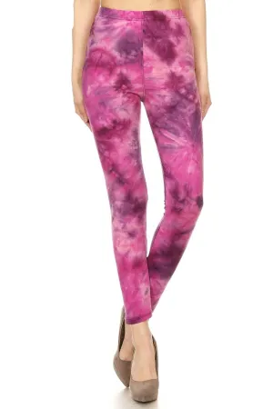 Leggings Depot R982TDFP Fuchsia Haze Full Length Leggings (Plus Size)