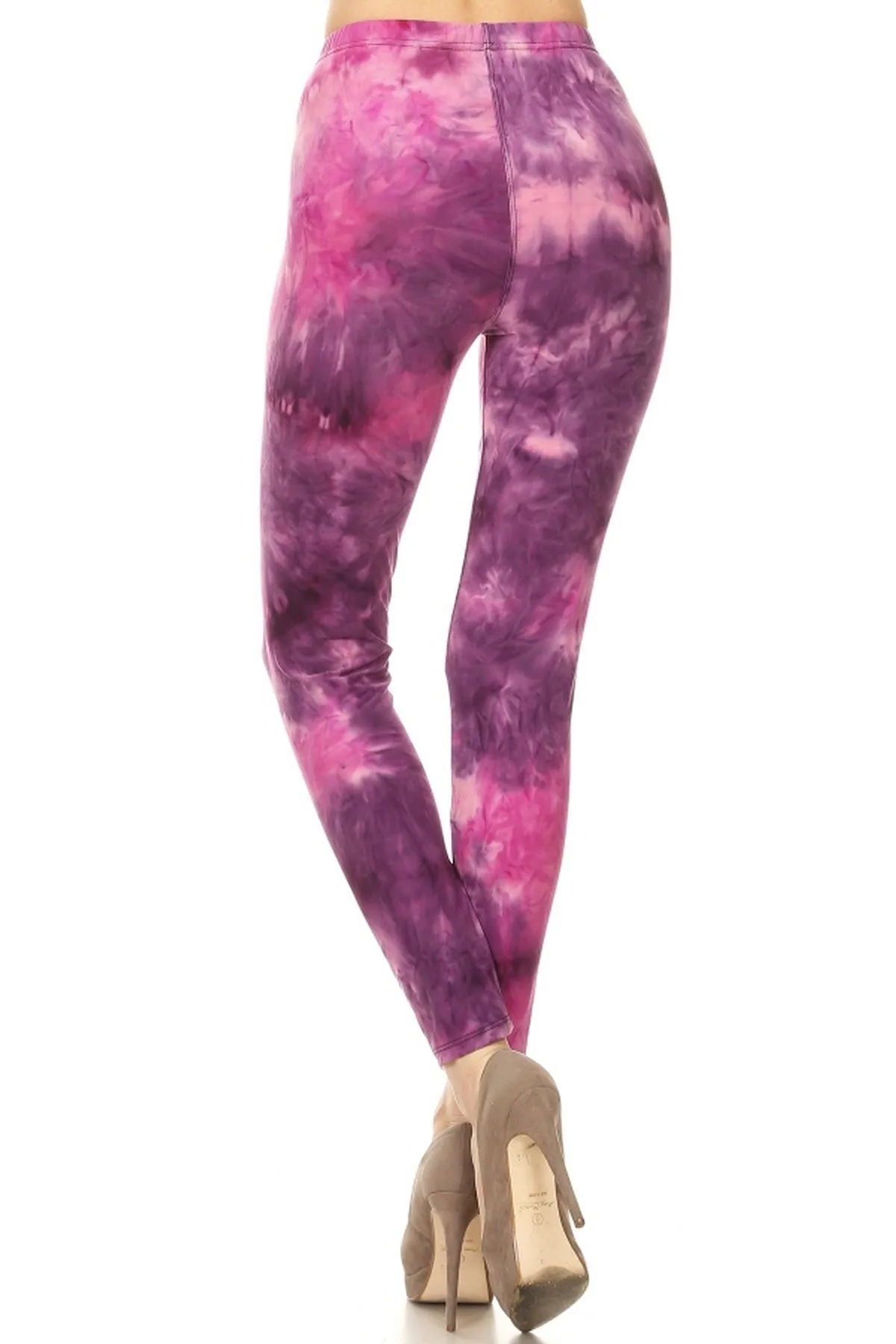 Leggings Depot R982TDFP Fuchsia Haze Full Length Leggings (Plus Size)
