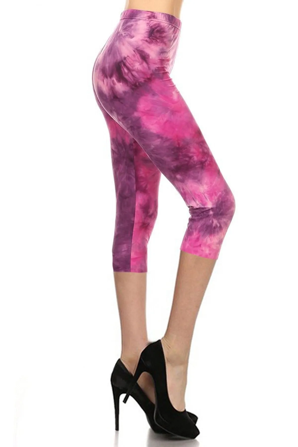 Leggings Depot R982TDFP Fuchsia Haze Full Length Leggings (Plus Size)