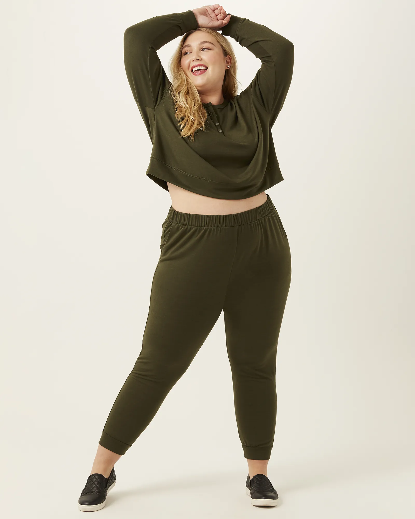 Lindsay Jogger | Olive Green