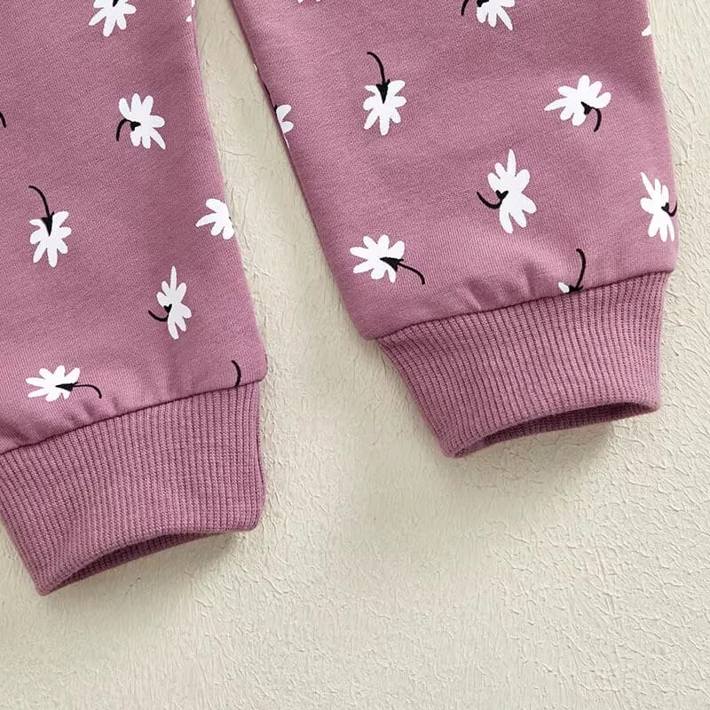 Long Sleeve Flowers Baby Set