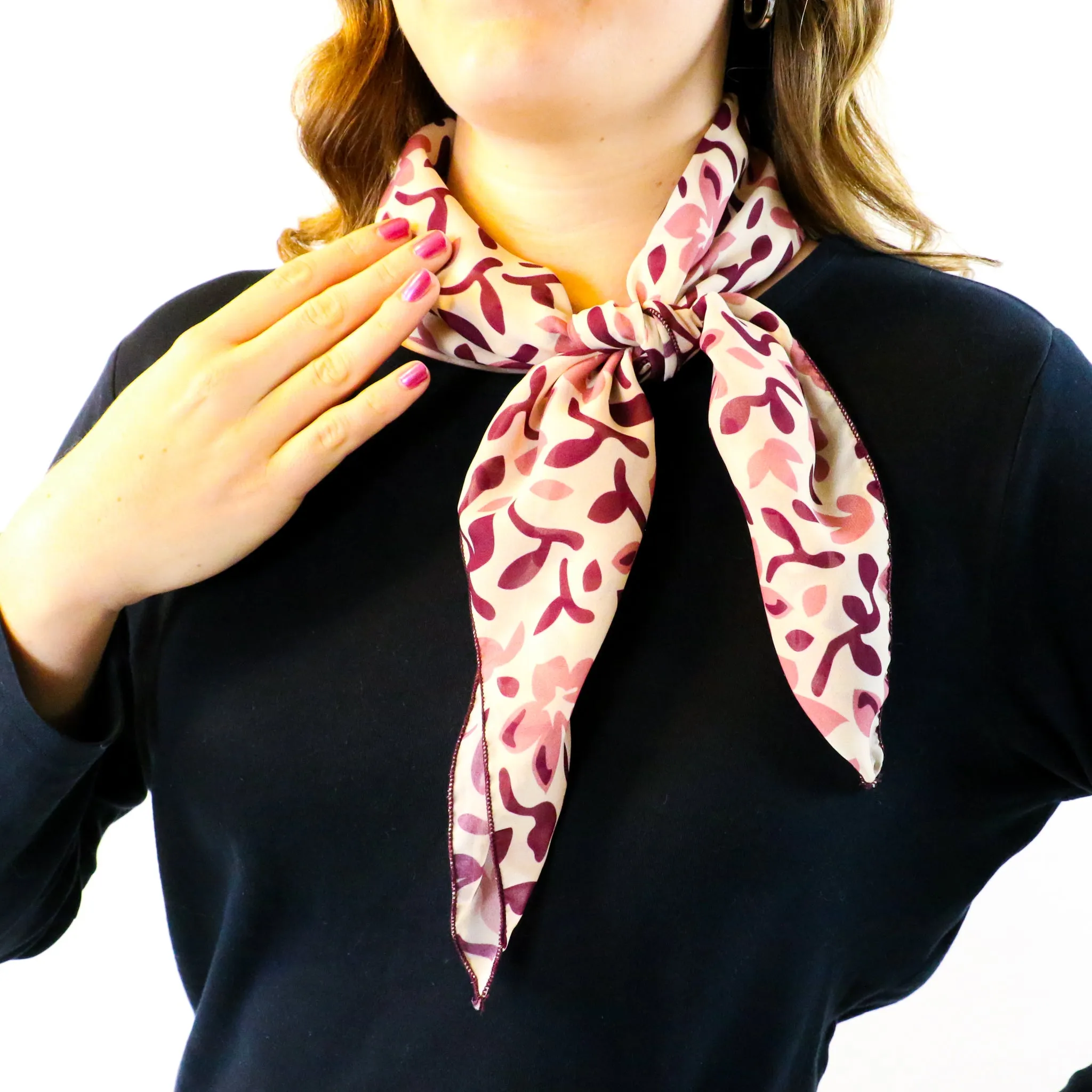 Luke Floral Square Scarf