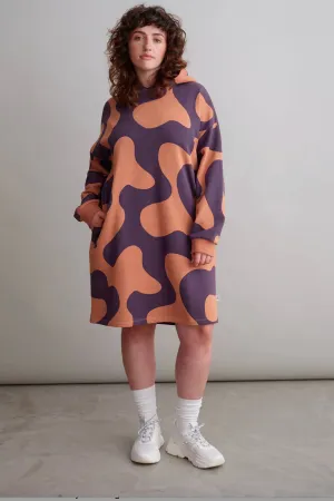 Mainio Swirl Oversize Hoodie Dress