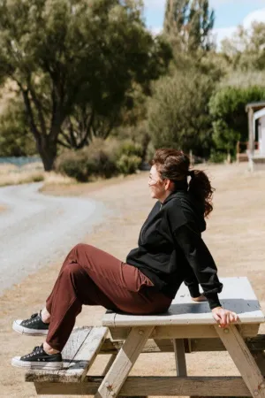 Moke Tay Wide Leg Pants Bitter Chocolate