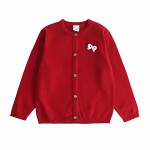 Newness red cardigan