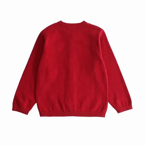 Newness red cardigan