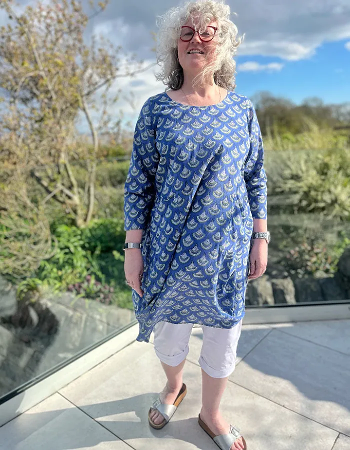 Nila Rubia Roshan Dress in Bluebell