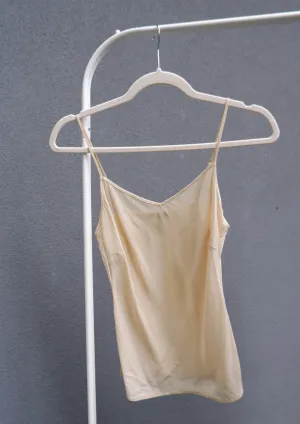 Nougat London Warm Cream Silk Camisole - XS