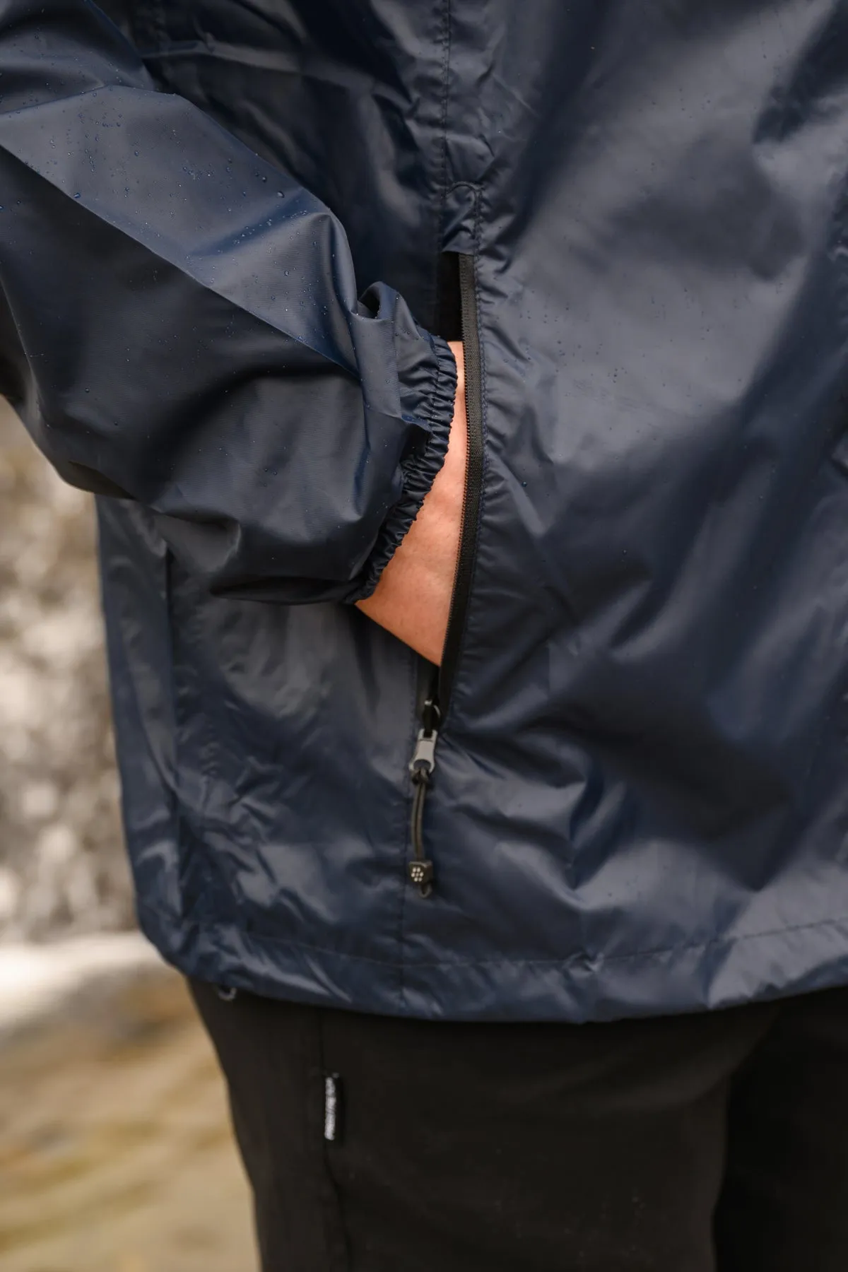 Origin Packable Waterproof Jacket - Navy