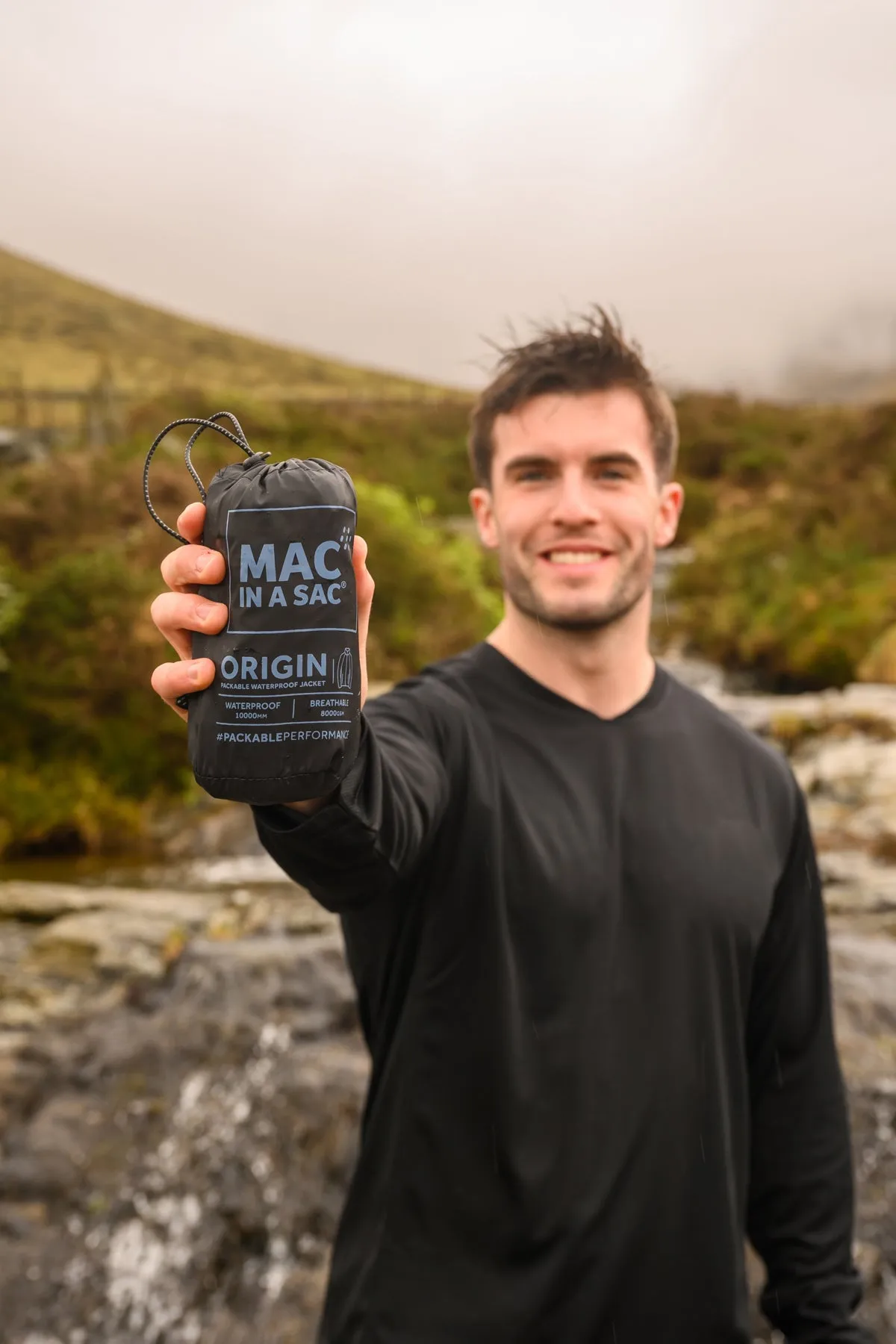 Origin Packable Waterproof Jacket - Navy