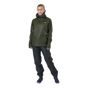 Packable Rainset Forest Green