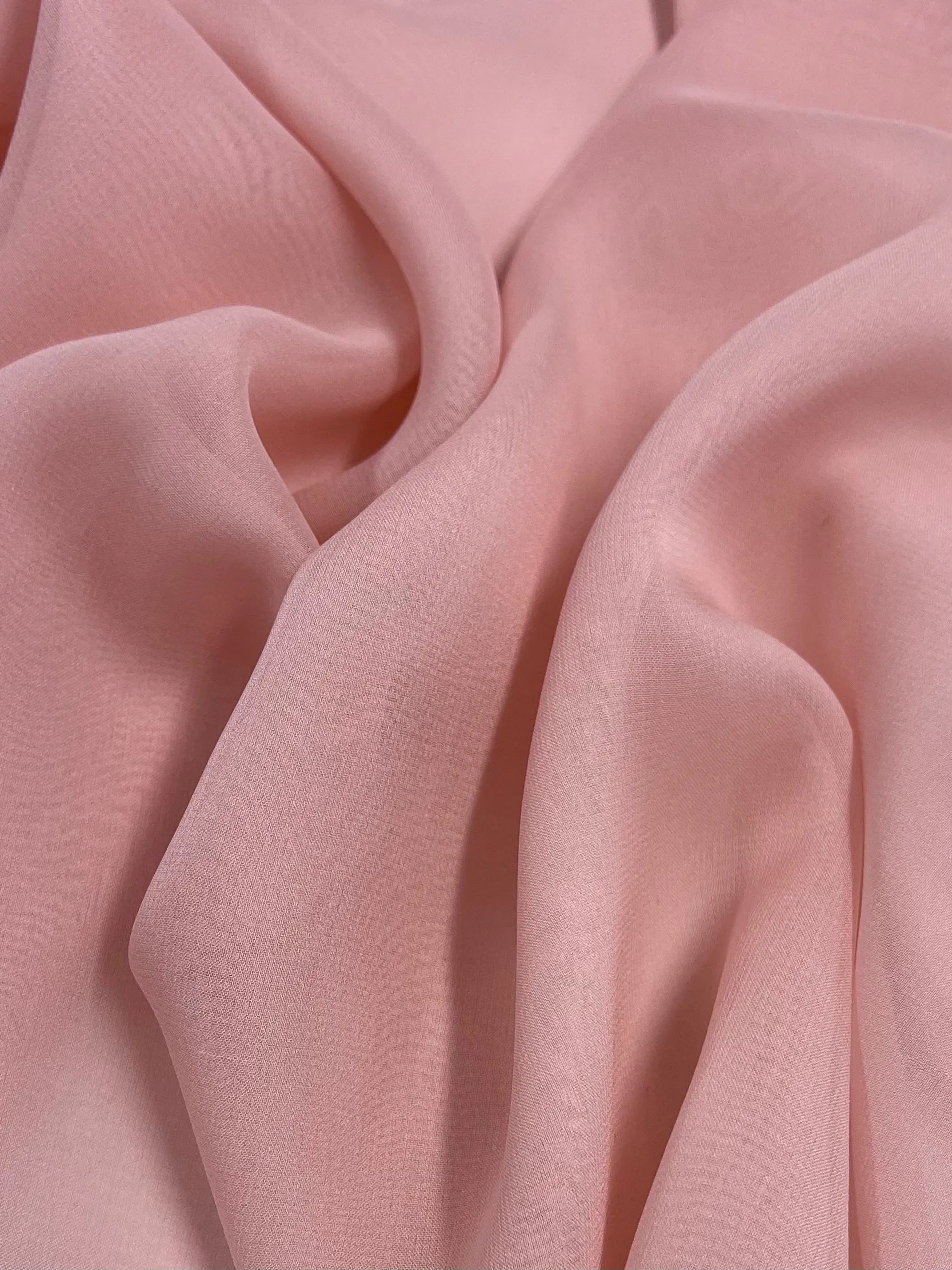 Pure Silk Georgette - Pink Lotus - 135cm